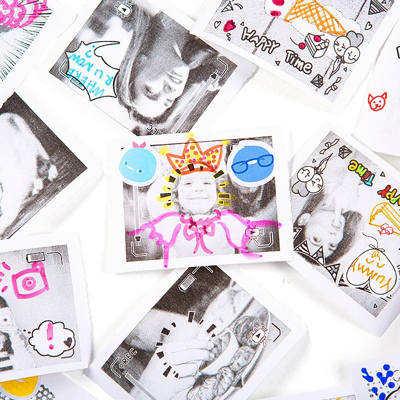 Comicam Instax многоцветная мини камера для мгновенной съемки черно белая фотосъемки