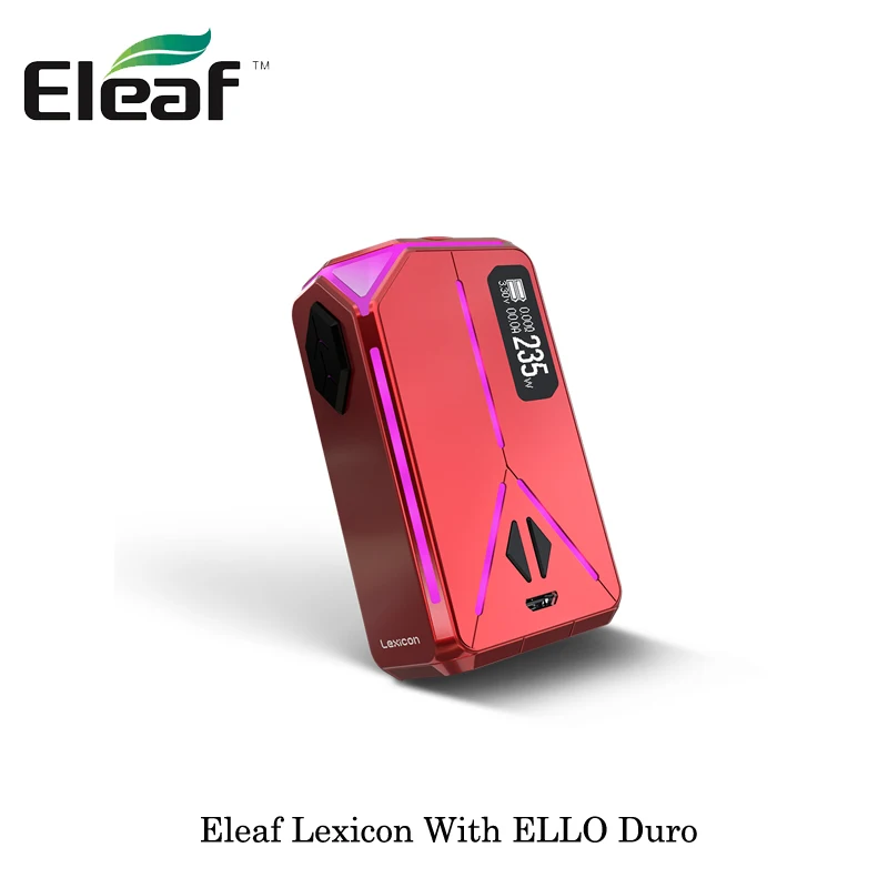 Eleaf Lexicon комплект 235 Вт электронные сигареты коробка мод Vape с Элло Дуро танк