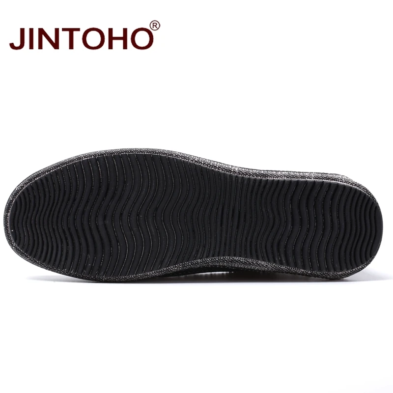 JINTOHO Big Size Shoes For Men Cheap Flats Mens Fashion Slip On Loafers Brand Male Casual Sneakers Hombre |