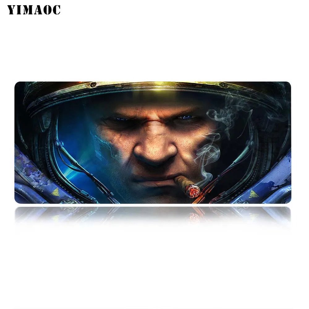YIMAOC Starcraft 2 коврик для мыши 30x70 см Коврик компьютерной Противоскользящий