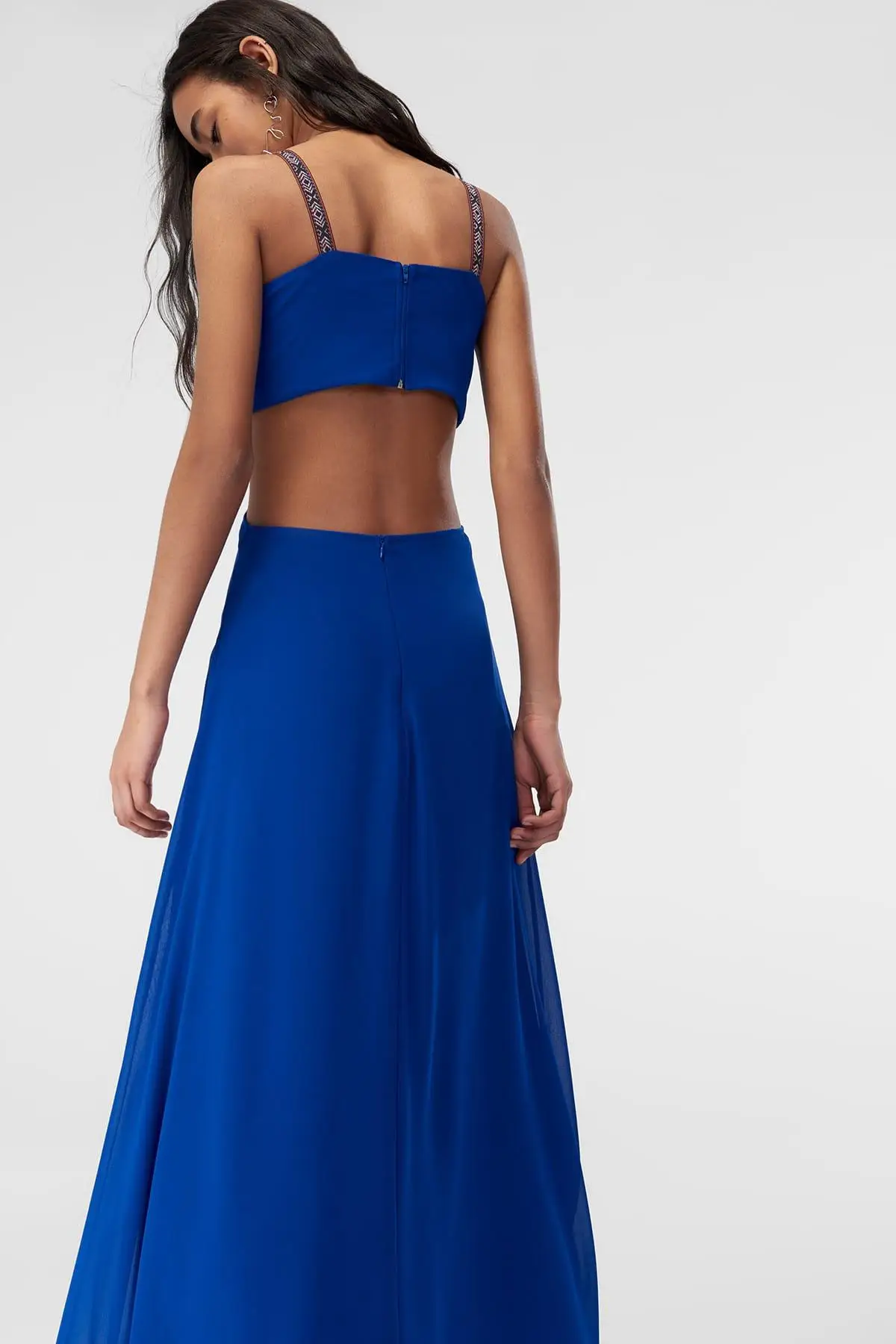 Trendyol Saks платье с вырезами TWOSS19EH0278|Женские платья| |