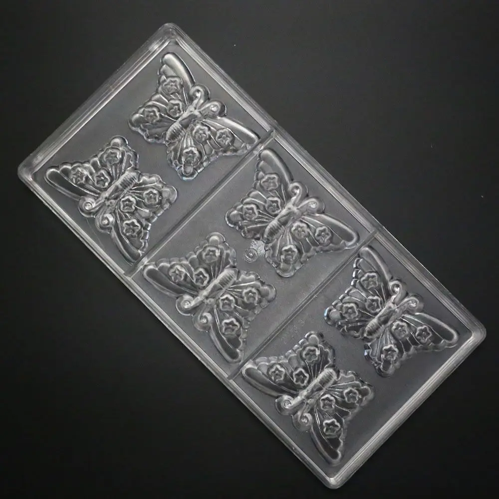 Grainrain бабочка Поликарбонат PC новый лоток для шоколада прозрачные пластиковые