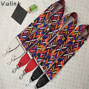 Яркий широкий Регулируемый Ремень Через Плечо в этническом стиле