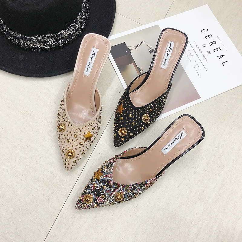 New casual women's sandals summer hot leather shoes fashion High heels comfortable soft and breathable wild single | Обувь