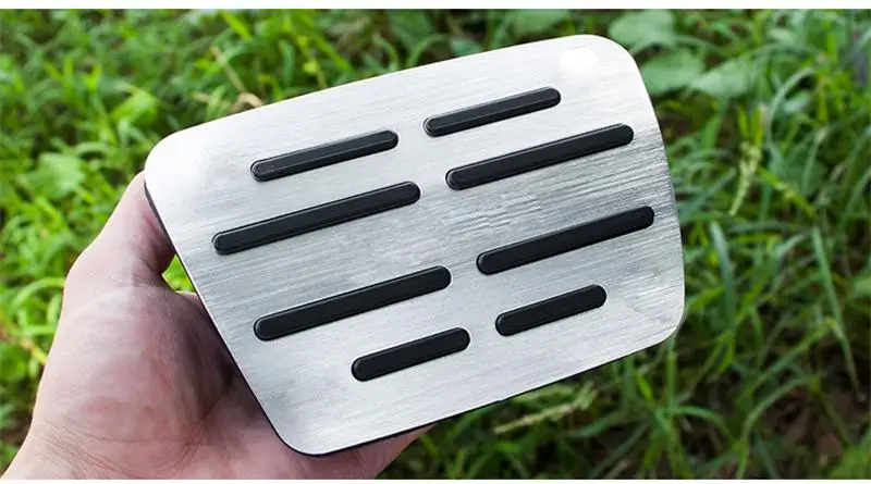 Автомобильный Стайлинг тормоза ускоритель топлива авто покрытия для педалей наклейки для Audi A6 C7 A1 A7 ног дроссельной заслонки интерьер авто аксессуары
