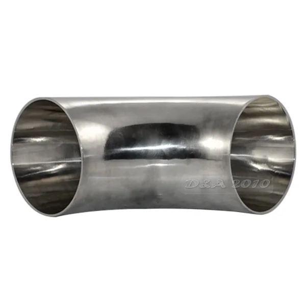 MEGAIRON 3-1/2 &quot3 5&quot труба OD 89 мм санитарный сварной локоть 90 градусов трубы фитинги