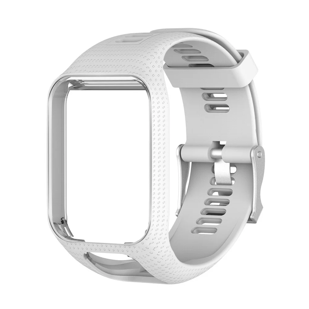 Силиконовый ремешок для часов рамка TOMTOM Runner 2 3 Spark / Glfer Adventurer GPS Watch 11 цветов |
