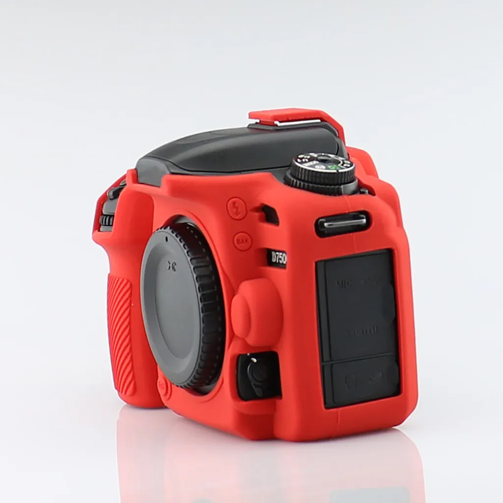 Nice Soft Rubber Silicone Skin Camera Protective Body Case Cover For Nikon D7500 Bag | Электроника