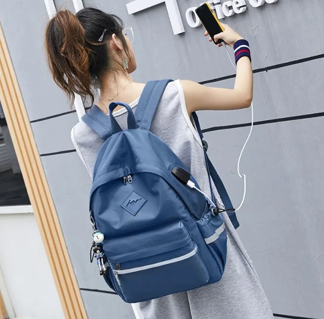 WINNER новый водонепроницаемый USB зарядный женский рюкзак Mochila Мужская школьная