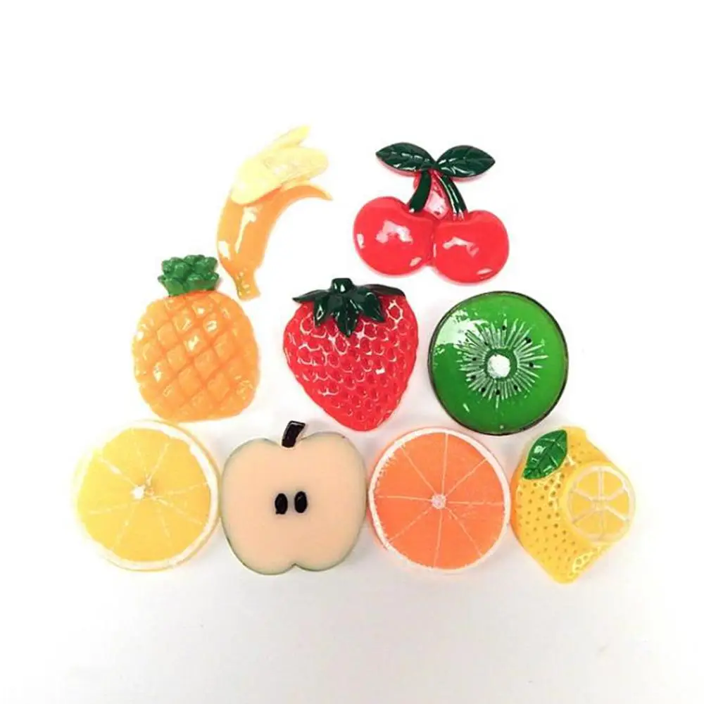 

Magnetic 3D decorating Fridge Magnet Artificial Fruit resin embellishments