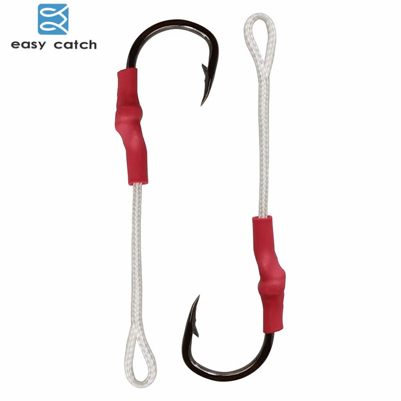 20 шт. рыболовные крючки с леской из полиэтилена|fishing hook|jig assistfishing fish hook |
