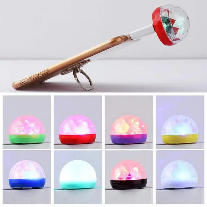 Новинка,, 1 шт., светодиодный светильник, Шариковая лампа USB, мини RGB лампа, контроль звука, для сцены, клуба, вечерние лампы для мобильного телефона