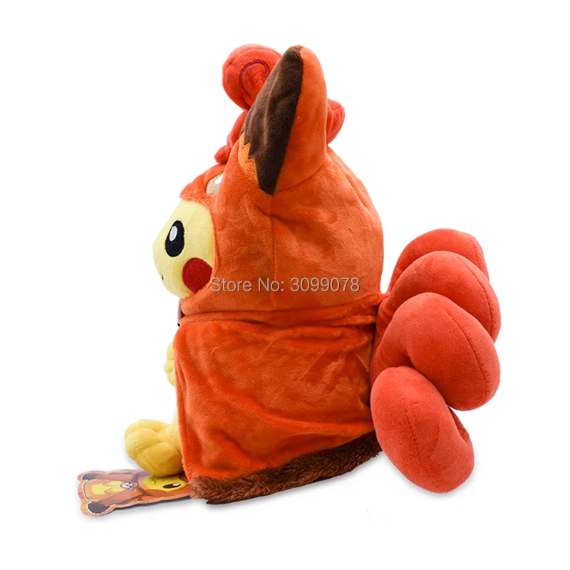 12 дюймов 30 см Высокое качество; Пикачу Косплей Vulpix Peluche мягкие куклы милые Vulpix плюшевый Пикачу игрушки для детей