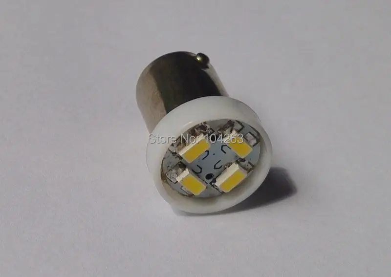 

Ba9s 4 SMD 3014, для светодиодных ламп пинбола, 6,3 В переменного тока светодиодный ные лампы, лампы #44 #47, высокая яркость 6 в
