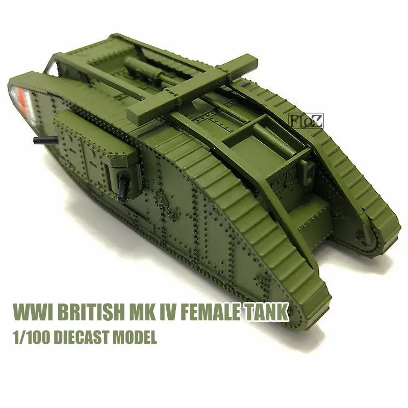WWI Британский MK IV Женский Танк 1/100 литая модель готовой танк| |