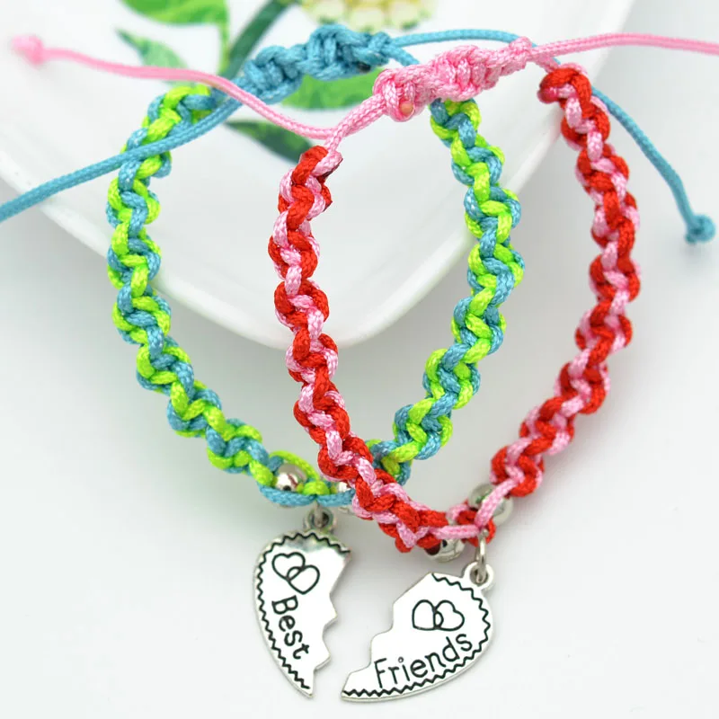 Новинка Лидер продаж модные ювелирные изделия ручной работы с надписью Best Friends With