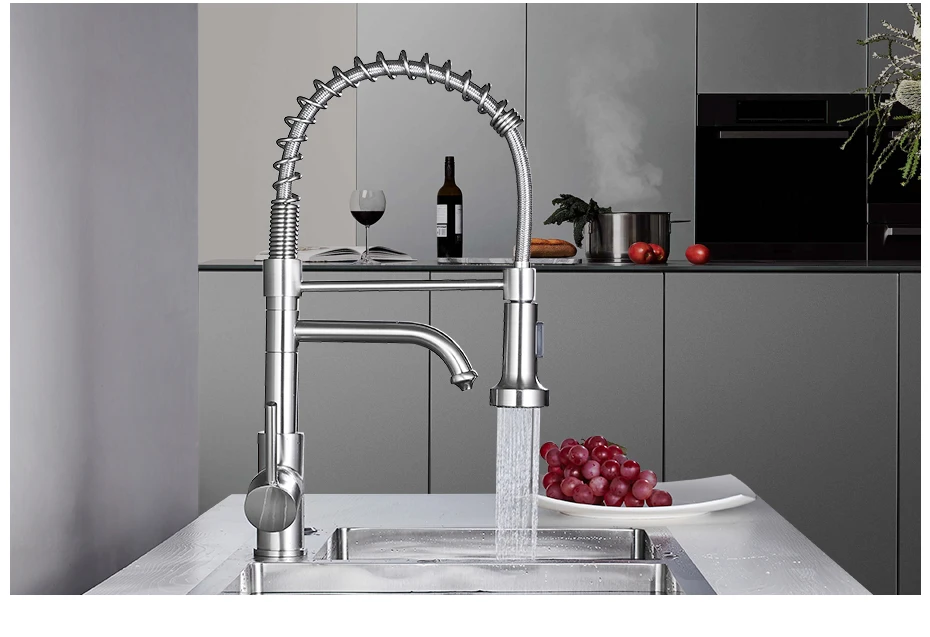 Кухонные смесители torneira para cozinha de parede кран для кухни фильтр для воды кран Три способа смеситель для раковины кухонный кран WF-0199