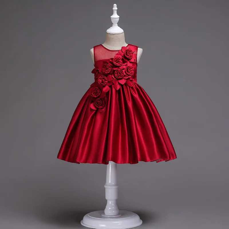 Pegeant Flower Girls Dresses Kids Summer Princess Dress Tulle Lace Formal Toddler Weddings Party | Детская одежда и обувь