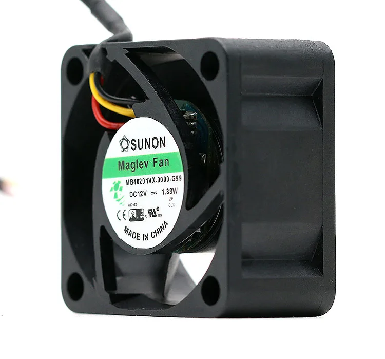 Оригинальный SUNON MB40201VX 0000 G99 40*40*20 мм 4 см DC12V 1 38 Вт Корпус сигнала скорости осевой