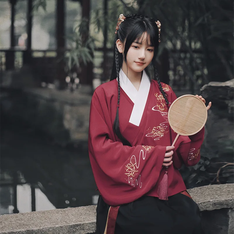 Фотографический набор Hanfu в китайском стиле для взрослых женщин на весну и осень|