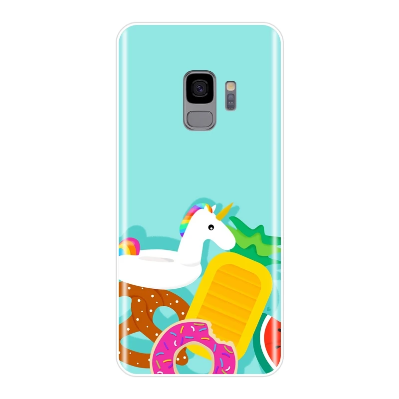 Задняя крышка из ТПУ для Samsung Galaxy S5 S6 S7 Edge S8 S9 Plus силиконовый мягкий дорожный