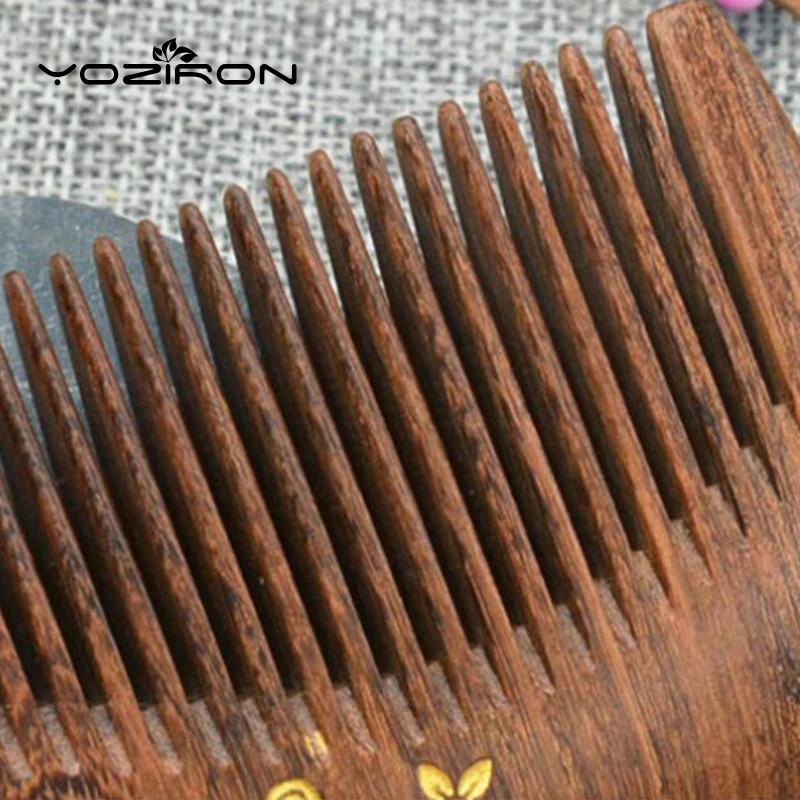 YOZIRON натуральный уход за здоровьем Золотой сандаловое дерево расческа для волос