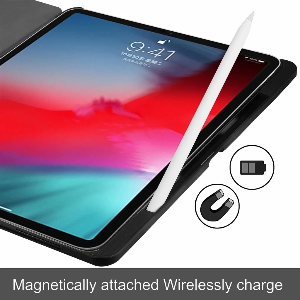 Модный чехол высокого качества для офиса будильника/сна с карандашом iPad Pro 11