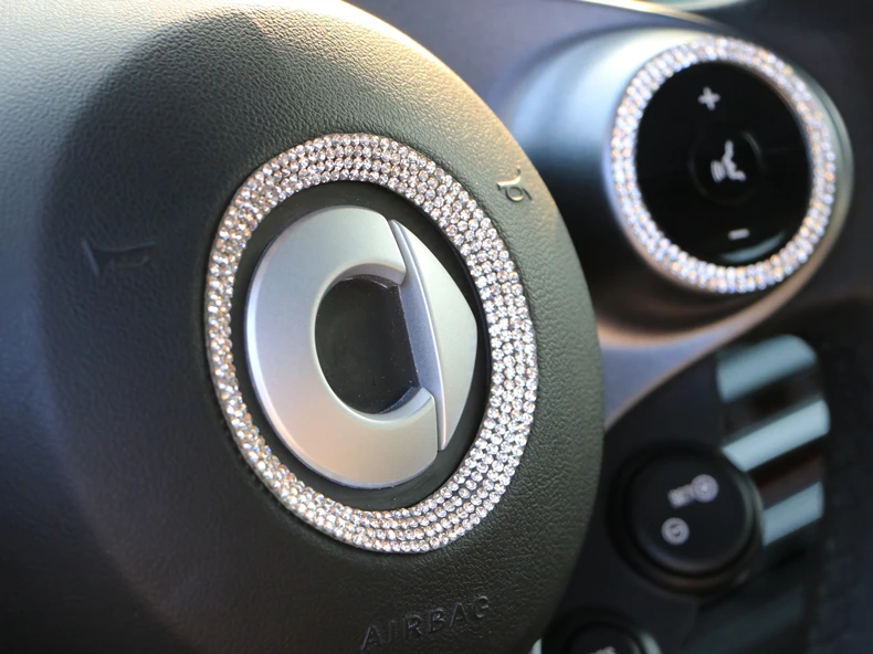 Персонализированные флэш-сверла руля наклейка для Mercedes смарт 453 Fortwo Forfour украшения автомобиля стикеры аксессуары