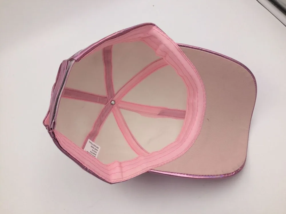 Унисекс серебряная Лазерная бейсбольная кепка Женская Мужская хип хоп