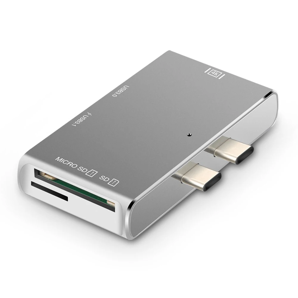 5 в 1 двойной USB-адаптер для чтения SD-и TF-карт | Компьютеры и офис