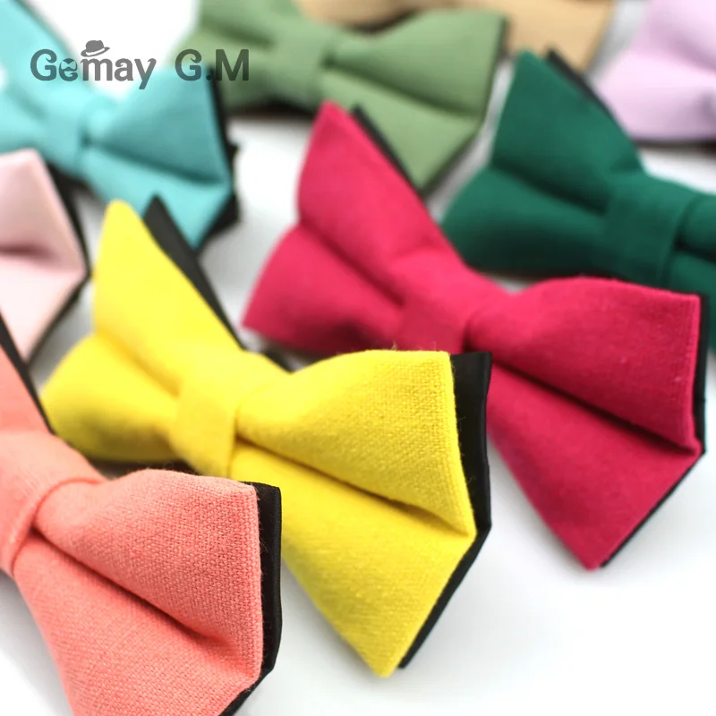 Модные однотонные с бантом для Для мужчин марка белья Bowties Повседневное Бизнес