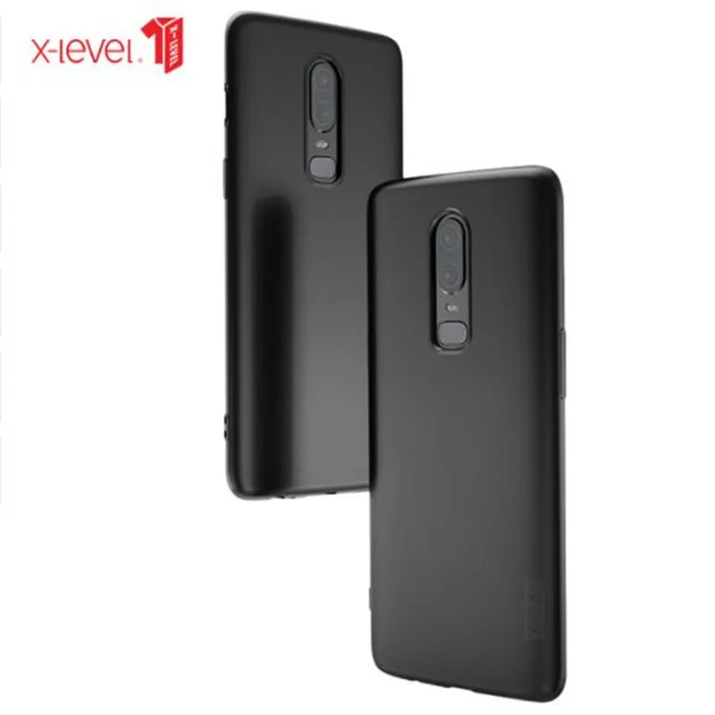 Чехол для OnePlus 6 T X-Level оригинальные Матовые чехлы телефонов 5 Мягкая силиконовая