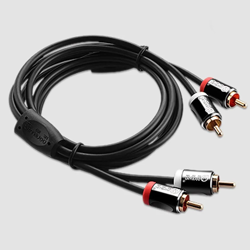 Dorewin 2RCA до 2 rca кабель штекерами RCA аудио позолоченный 3.5 Jack av для дома театр DVD ТВ