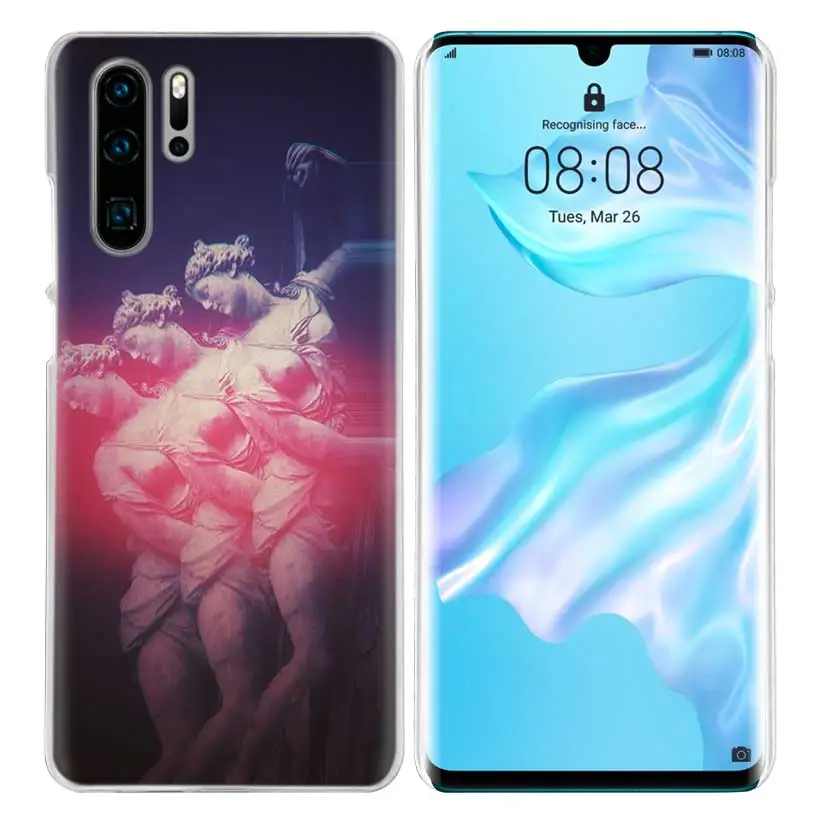 05 Эстетика vaporwave художественный чехол для huawei P20 P Smart Z Plus P30 P10 P9 P8 mate 10 20 lite Pro жесткий чехол для телефона из поликарбоната - Цвет: 05