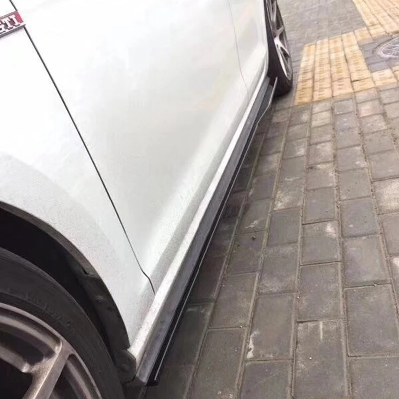 MK7 углеродного волокна ABS сбоку бампера юбка для Volkswagen GOLF 7 MK7& MK7.5 GT-I& R-line модель- 4 шт./компл