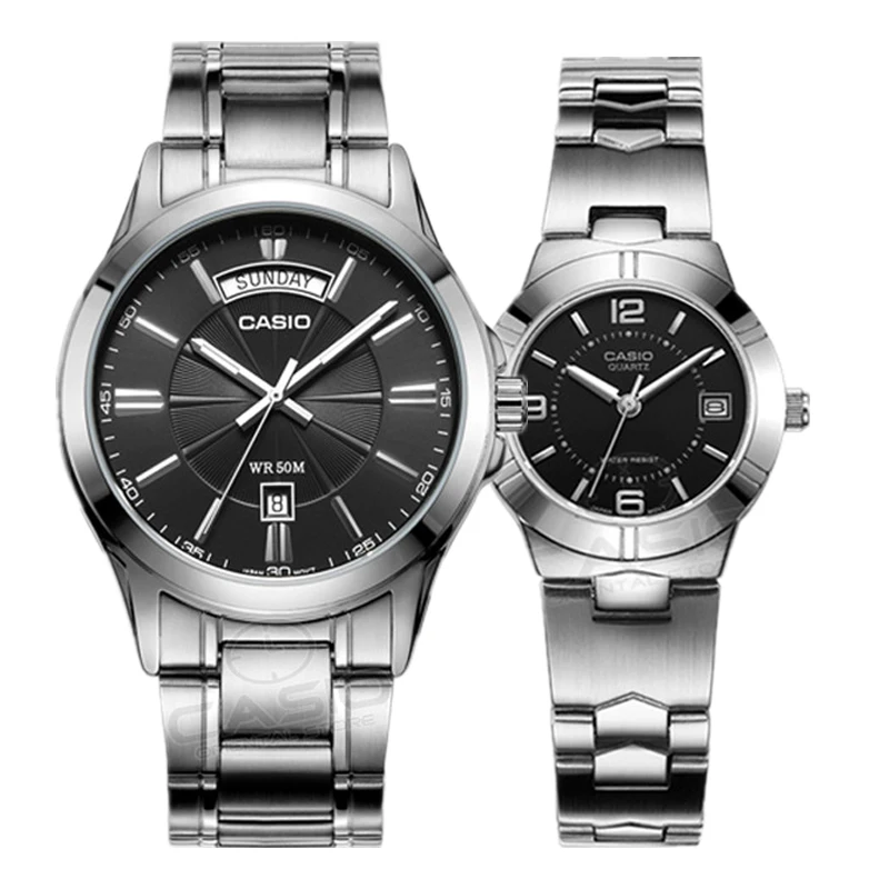Casio для мужчин и женщин часы влюбленных Топ бренд класса люкс кварцевые мужские