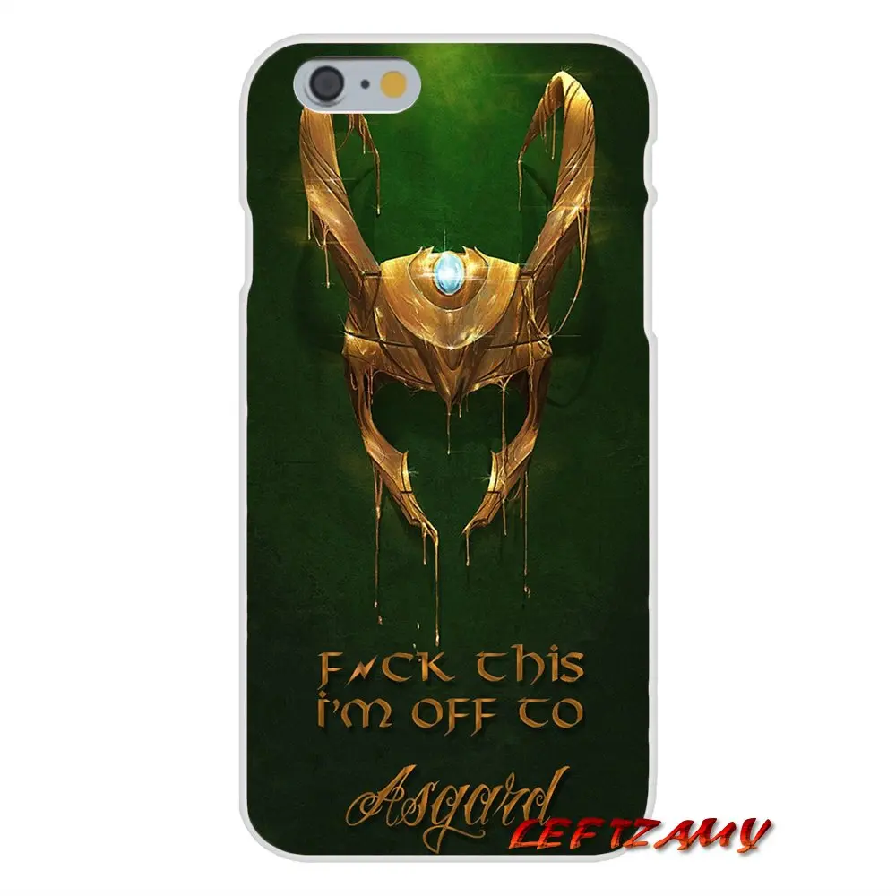 For iPhone X XR XS MAX 4 4S 5 5S 5C SE 6 6S 7 8 Plus ipod touch Accessories Phone Shell Covers Marvel Hero Loki | Мобильные телефоны