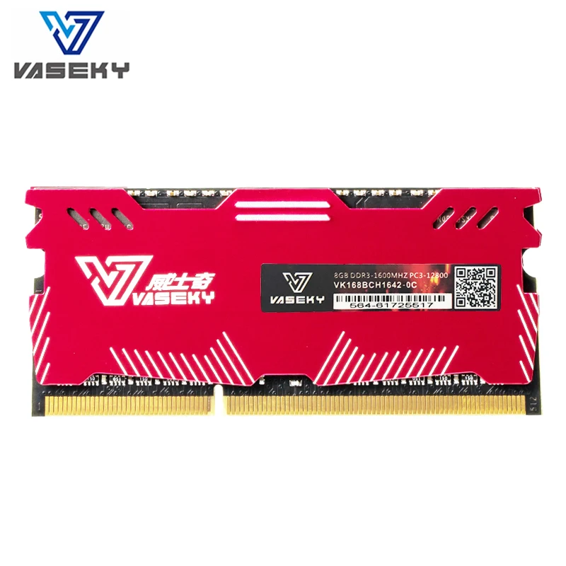 Vaseky 4 ГБ 8 4G 8G лэптоп ноутбук Память ОЗУ модуль памяти компьютера PC3 DDR3 12800S 12800 1600