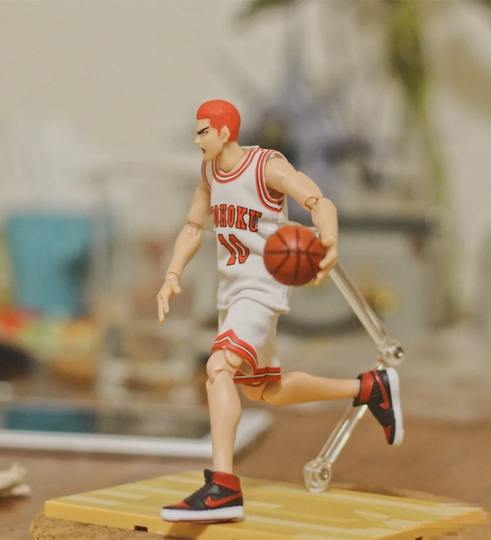 Dasin GT Модель 6 дюймов фигурка аниме Slam Dunk Shohoku Hanamichi Sakuragi белая ткань ND028 | Игрушки и