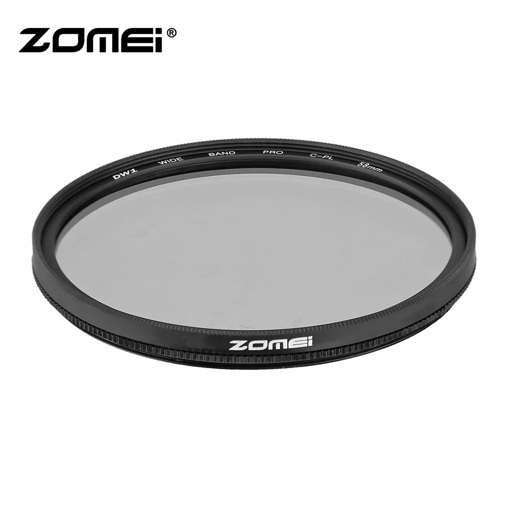 Zomei CPL Камера фильтр Циркулярный поляризационный CIR-PL для цифровой зеркальной камеры Nikon Canon sony DSLR Камера объектив 37/40. 5/49/52/55/58/62/67/72/77/82 мм