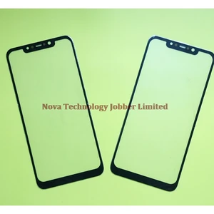 wyieno 10pcslot f1 front glass panel for xiaomi pocophone f1 glass lens screen not sensor digitizer free global shipping