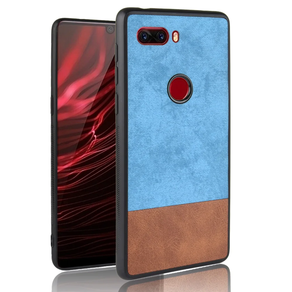 Чехол для ZTE Nubia Z18 роскошный двухцветный чехол из искусственной кожи телефона
