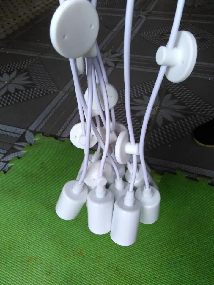 

LOFT Modern White/Black Lustre chandeliers 6-16 Arms Retro Adjustable Edison Bulb Lamp E27 Art Spider Ceiling luminaire Fixture