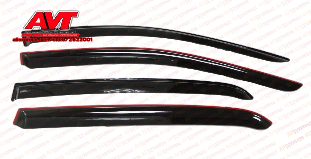 Deflectors for Hyundai Getz 2002~2011 1set\4pcs styling wind window deflector guard auto vent visor rain guards cover | Автомобили и