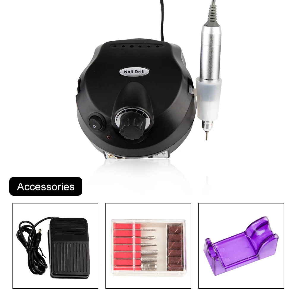 LadyMisty электрическая дрель для ногтей 30000 об./мин. маникюра педикюра сверлильный