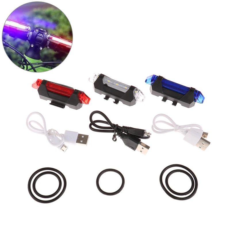 USB Перезаряжаемые велосипед светодиодный фонарь светильник велосипеда