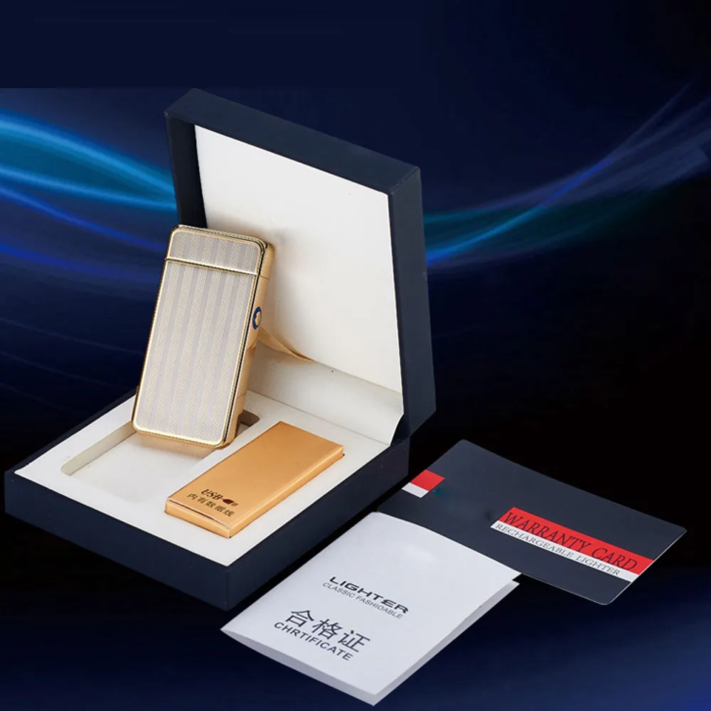 Бесплатная доставка ветрозащитный USB Перезаряжаемые легче/дуговой electriclighter/USB