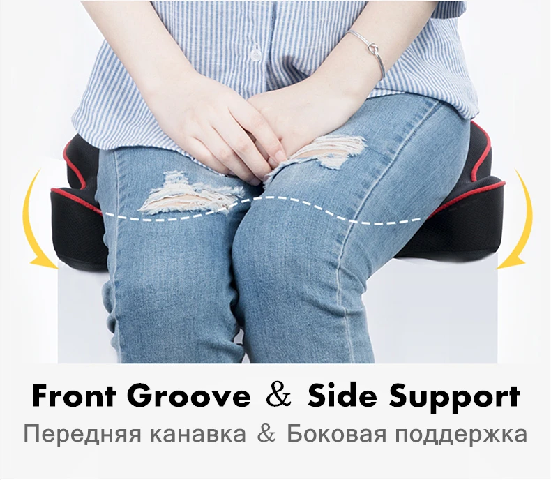 PurenLatex Memory Foam Cushion on Chair Protect Orthopedic Pillow Coccyx Cushion Pad Car Seat Mats Prevent Hemorrhoid Treat