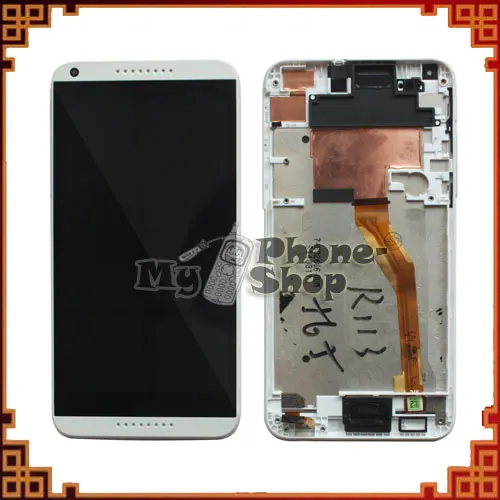 10 шт./лот Одна Sim для HTC Desire 816 ЖК ДИСПЛЕЙ с Сенсорным экран Ассамблея + Рамка Alibaba