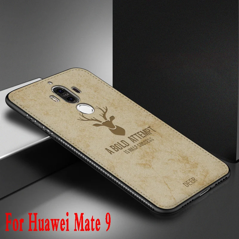 Чехол для Huawei Mate 9 тканевый чехол с рисунком mate9 задняя панель силиконовый мягкий